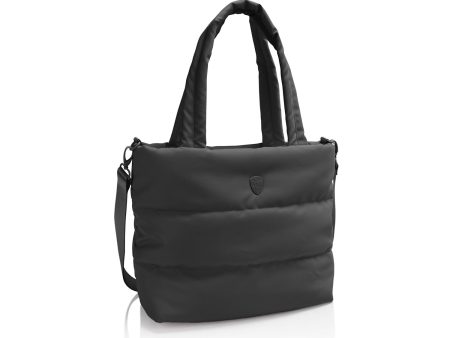 The Puffer Tote Bag - Black For Cheap