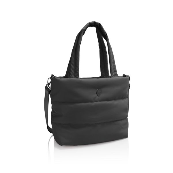 The Puffer Tote Bag - Black For Cheap