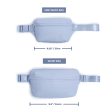 The Puffer Mini Waist Bag - Light Blue Fashion