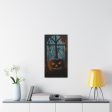 Jack O Lantern in the Window, Canvas Stretched Online Sale