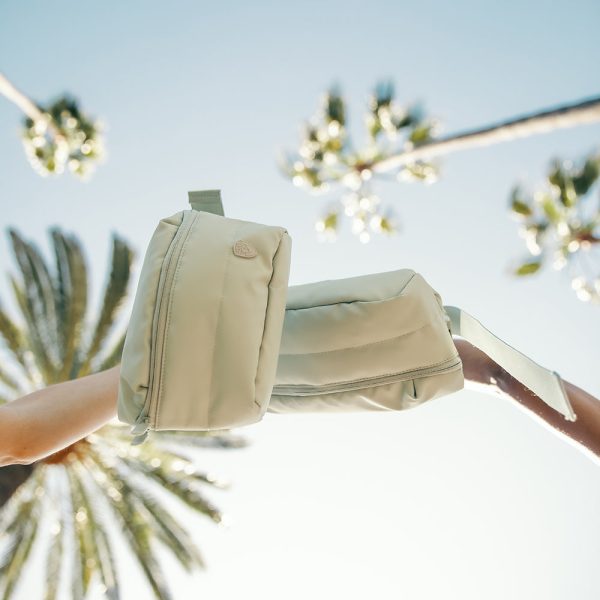 The Puffer Waist Bag - Ivory Hot on Sale