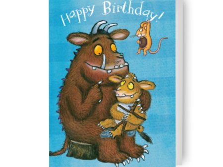 The Gruffalo Blue Birthday Card Online now