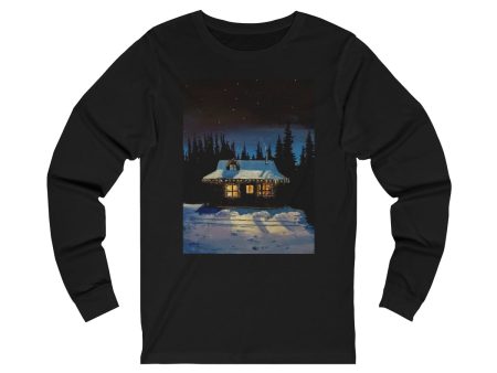 Christmas Cabin Unisex Jersey Long Sleeve Tee Fashion