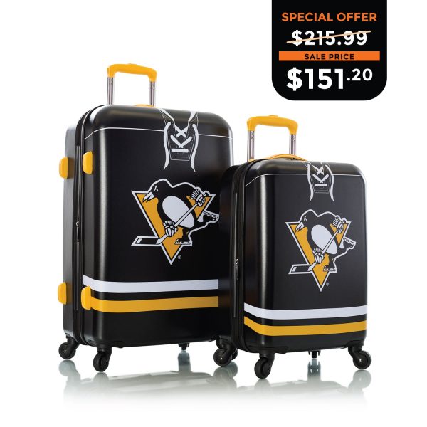 NHL Luggage 2pc. Set - Pittsburgh Penguins Fashion