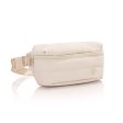 The Puffer Waist Bag - Ivory Hot on Sale