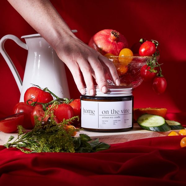 On The Vine | Tomato vine & Basil Fragranced Candle Supply