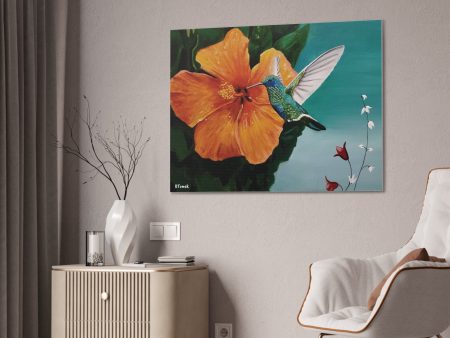 Humming Bird Canvas Stretched Discount