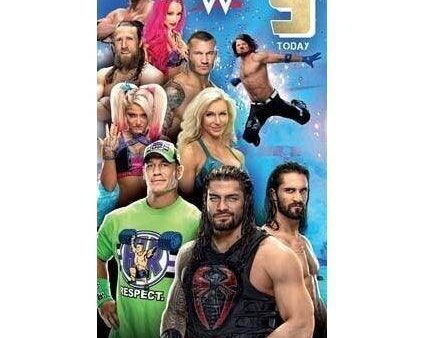 WWE Age 9 Birthday Card For Discount