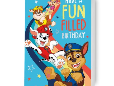 Paw Patrol  Fun Filled Birthday  Birthday Card Discount