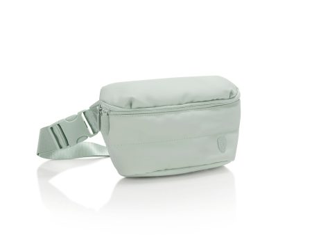 The Puffer Mini Waist Bag - Sage Green Online