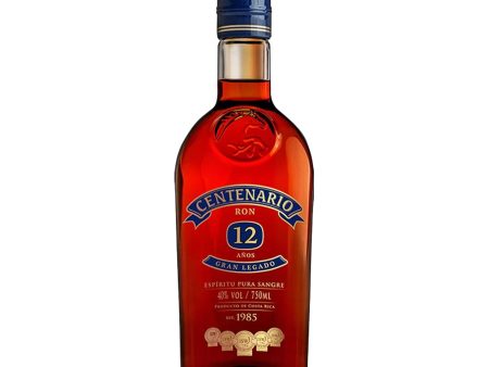 Centenario 12 Years Gran Legado Rum Hot on Sale