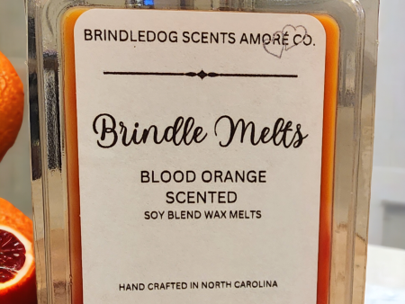 Brindle Melts 2.5 oz Soy Wax Melts Blood Orange Scented For Discount