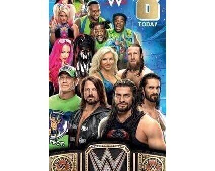 WWE Age 8 Birthday Card Hot on Sale