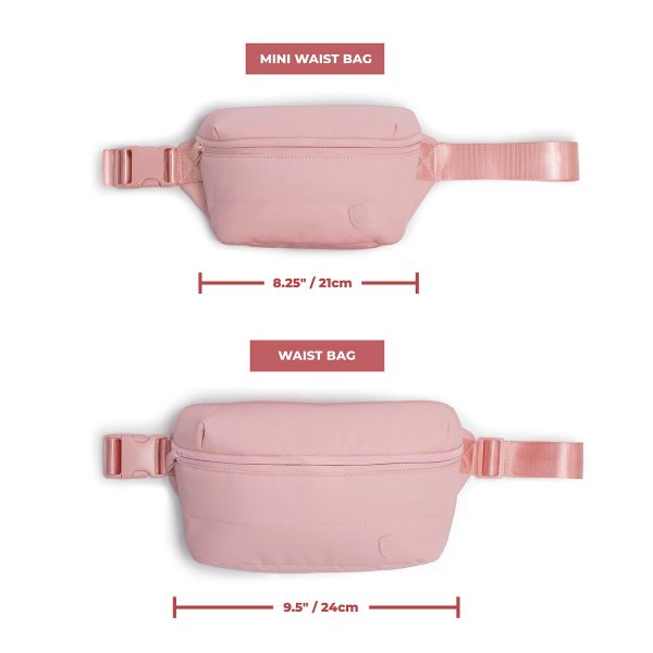 The Puffer Mini Waist Bag - Rose Online Hot Sale