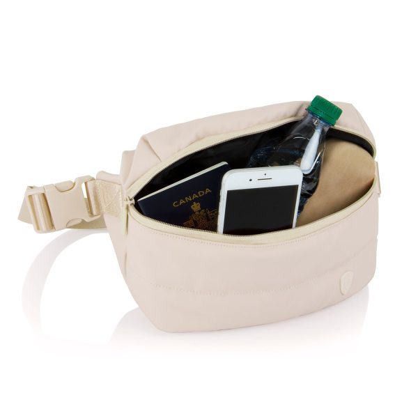 The Puffer Waist Bag - Ivory Hot on Sale