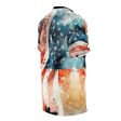 Distressed American Flag BTomak Art AOP Tshirt Hot on Sale