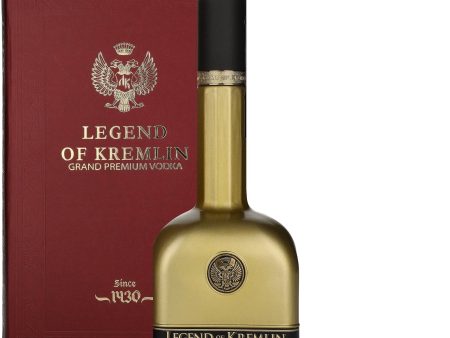 Legend of Kremlin Gold Bottle + Red Book Vodka Hot on Sale