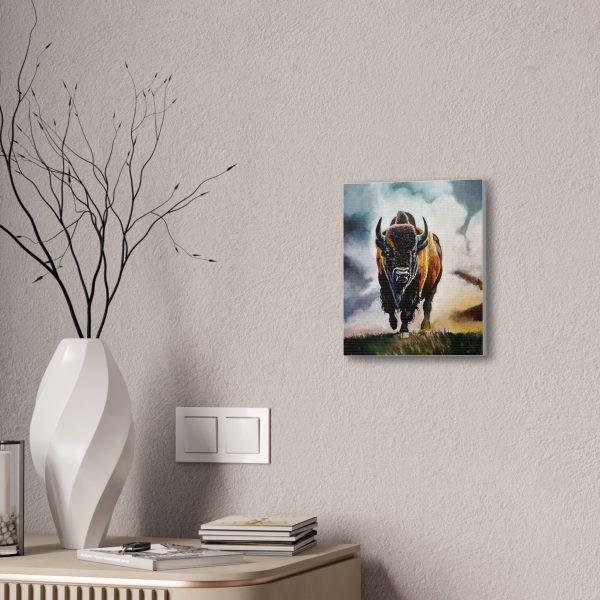 Buffalo stretched canvas, .75  Online Sale