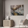 Winter Creek Canvas Stretched, 0.75  For Discount