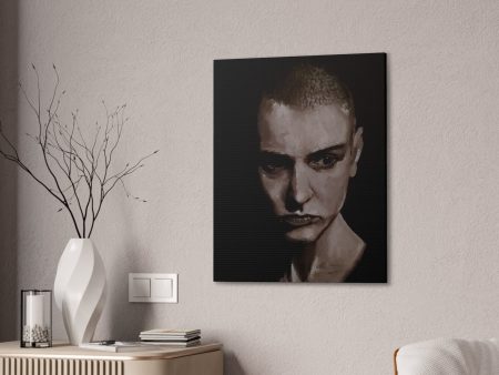 Sinead O Connor Canvas Stretched, 0.75  Hot on Sale