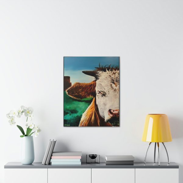 A Bunch of Bull Canvas Stretched, 0.75  Cheap