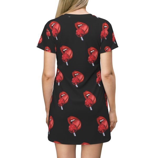 Lollipop All Over Print T-Shirt Dress Fashion