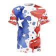 Water Color American Flag AOP Tshirt Online now